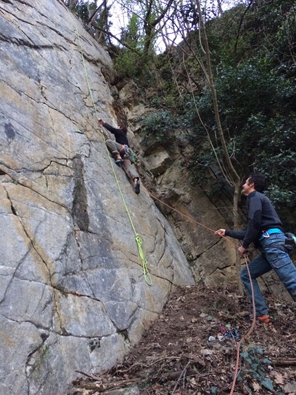 Madonna del Trad, climbing, Lombardy - Madonna del Trad: 