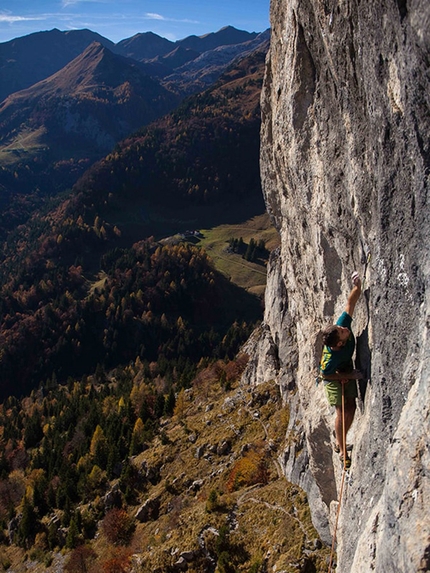 Arrampicarnia 2018, Cjanevate 150, Alpi Carniche - Arrampicarnia: Andrea Polo alla Scogliera di Pal Piccolo