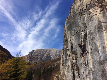 Arrampicarnia 2018, Cjanevate 150, Alpi Carniche - Arrampicarnia: Davide Danna alla paretina SPQR, Pal Piccolo