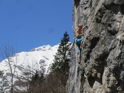 Arrampicarnia 2018, Cjanevate 150, Alpi Carniche - Arrampicarnia: Francesca Cattaino al Tornante