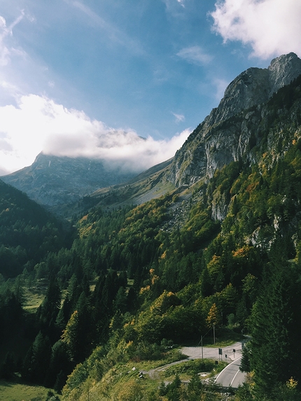 Arrampicarnia 2018, Cjanevate 150, Alpi Carniche - Arrampicarnia: vista dalla Scogliera del Pal Piccolo