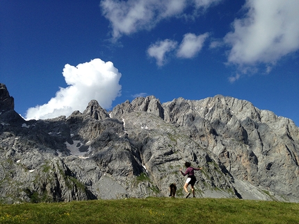 Arrampicarnia 2018, Cjanevate 150, Alpi Carniche - Arrampicarnia: la parete del Cjanevate