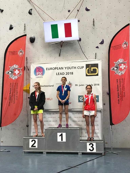 Laura Rogora vince la tappa svizzera della Coppa Europa Giovanile Lead, argento per Jonathan Kiem