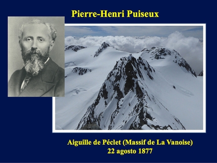 L'Alba dei Senza Guida, Paolo Ascenzi, Alessandro Gogna  - Pierre-Henri Puiseux: Aiguille de Péclet (Massif de La Vanoise) 22/08/1877