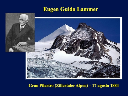L'Alba dei Senza Guida, Paolo Ascenzi, Alessandro Gogna  - Eugen Guido Lammer: Gran Pilastro (Zillertaler Alpen) 17/08/1884 