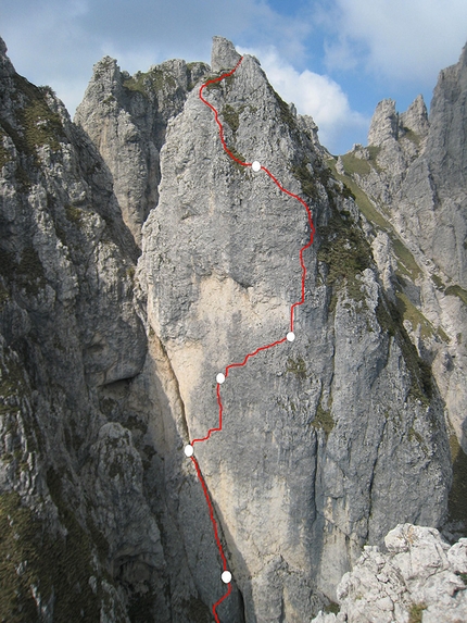 La Mongolfiera, Grigne, Third Stone From The Sun, Saverio De Toffol, Adrian Martinez, Jorge Palacios - Il tracciato di Third Stone From The Sun alla La Mongolfiera, Grigne