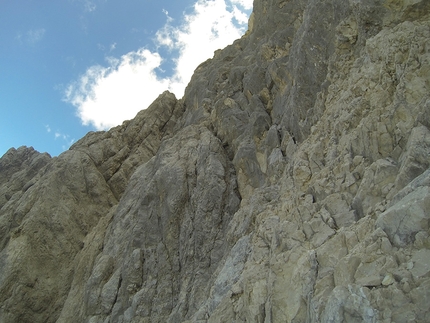 Antelao, Dolomites, Via Mamabi, Enrico Paganin - Via Mamabi, Antelao, Dolomites