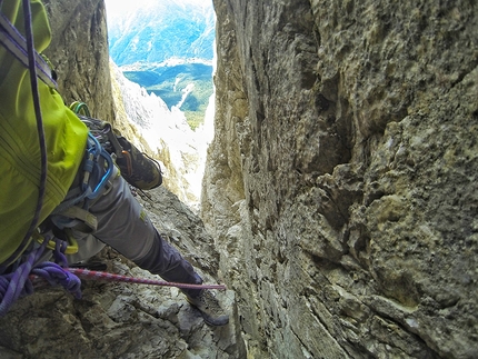 Antelao, Dolomites: Enrico Paganin makes solo first ascent of Via Mamabi