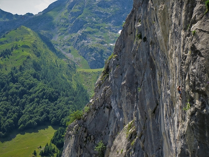 Arrampicarnia 2018, Cjanevate 150, Alpi Carniche - Scogliera di Pal Piccolo: Davide Danna su Take it easy