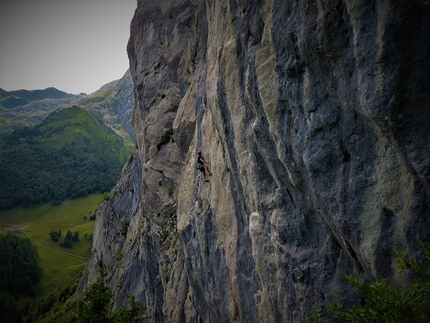 Arrampicarnia 2018, Cjanevate 150, Alpi Carniche - Scogliera di Pal Piccolo: Moreno Not su Fuga da camomilla