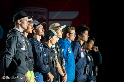 Stefano Ghisolfi Chamonix - Jakob Schubert, Alexander Megos, Stefano Ghisolfi, Sascha Lehmann, Domen Skofic, William Bosi, Taisei Homma, Shuta Tanaka