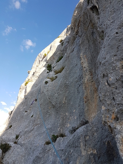 Incerto Mattino, Punta Cusidore, Sardegna, Luca Rossi - Incerto Mattino alla Punta Cusidore: la variante in placca verticale
