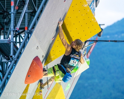 Janja Garnbret and Alexander Megos big in Briançon