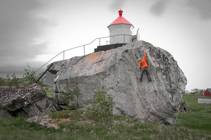 Nalle Hukkataival hard boulders in Norway