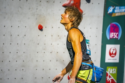 Rock Master Arco, Lead World Cup 2018 - Alexander Megos competing at the Arco Rock Master 2018, which also acts ad the 4th stage of the Lead World Cup