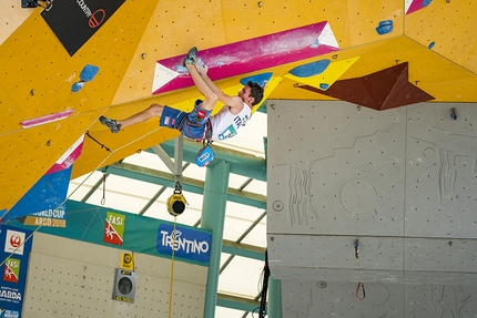 Rock Master Arco, Lead World Cup 2018 - Stefano Ghisolfi competing at the Arco Rock Master 2018, which also acts ad the 4th stage of the Lead World Cup