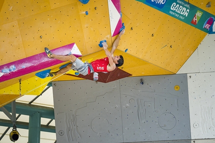 Rock Master Arco, Lead World Cup 2018 - Sascha Lehmann competing at the Arco Rock Master 2018, which also acts ad the 4th stage of the Lead World Cup