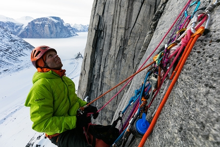 Robert Jasper - Robert Jasper climbing on Baffin Island