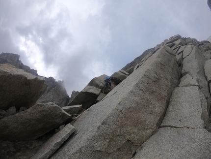 Denis Trento, Robert Antonioli, Cresta di Rochefort, Traversata delle Jorasses, Monte Bianco - Cresta di Rochefort & Traversata delle Jorasses: 