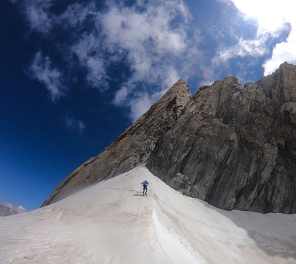 Denis Trento, Robert Antonioli, Cresta di Rochefort, Traversata delle Jorasses, Monte Bianco - Cresta di Rochefort & Traversata delle Jorasses: 