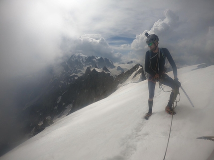 Denis Trento, Robert Antonioli, Cresta di Rochefort, Traversata delle Jorasses, Monte Bianco - Cresta di Rochefort & Traversata delle Jorasses: 