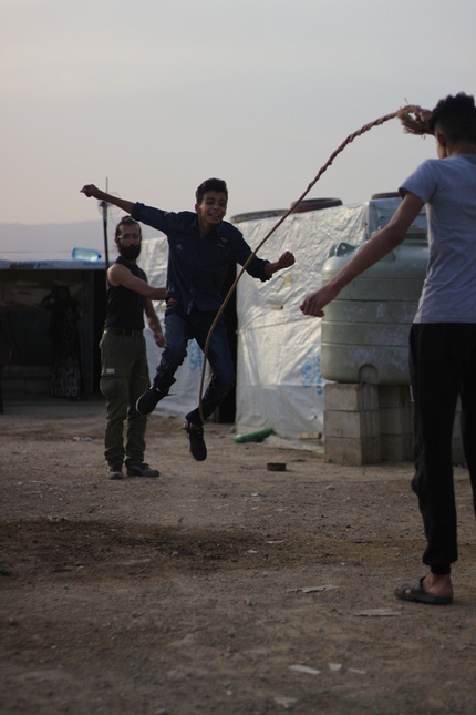 Nina Caprez, Libano, ClimbAID - Rifugiati siriani in Libano