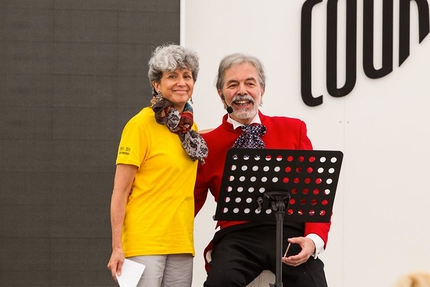 Grivel Day, Courmayeur - Betta Gobbi and Gioachino Gobbi during the Grivel Day celebrations at Courmayeur on 5 August 2018