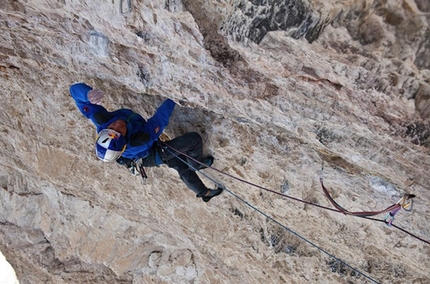 David Lama - David Lama repeating Bellavista, Cima Ovest, Tre Cime di Lavaredo, Dolomites