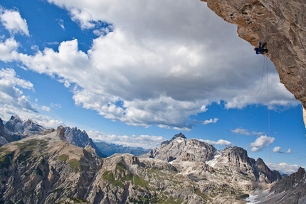 David Lama - David Lama sale Bellavista, Cima Ovest, Tre Cime di Lavaredo