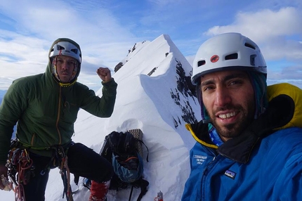  Cerro Almirante Nieto, new route in Torres del Paine park, Patagonia