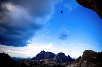 David Lama - David Lama repeating Bellavista, Cima Ovest, Tre Cime di Lavaredo, Dolomites