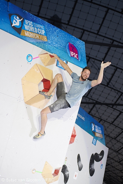 Bouldering World Cup 2018, Munich - Bouldering World Cup 2018 Munich: Jernej Kruder