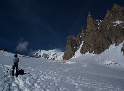 David Lama - David Lama repeating Voie Petit, Grand Capucin, Mont Blanc