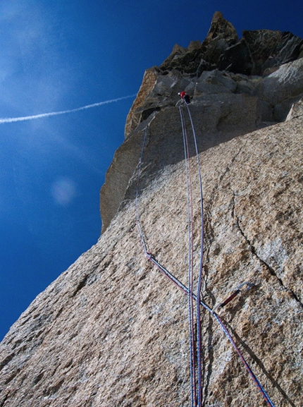 David Lama - David Lama repeating Voie Petit, Grand Capucin, Mont Blanc