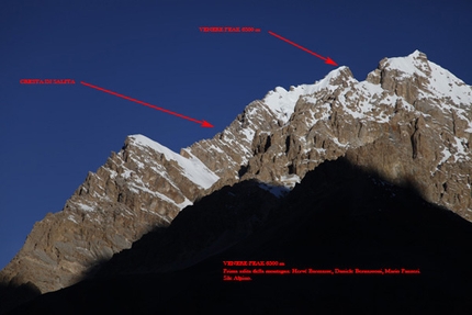 Venere Peak tough acclimatisation for Barmasse, Bernasconi and Panzeri prior to the North Face of Gasherbrum I