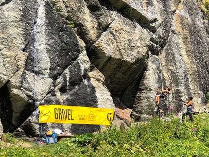 Valgrisenche, Valle d'Aosta - La parete in Valgrisenche che ospiterà la gara di arrampicata su roccia domenica 2 settembre