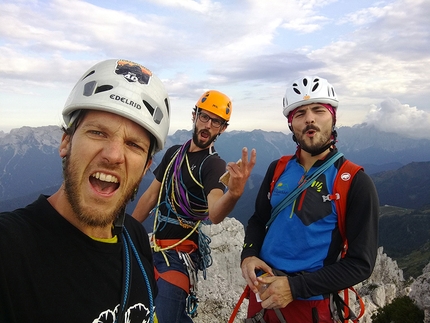 Mente Demente nuova via sul Spiz della Lastia (Dolomiti)