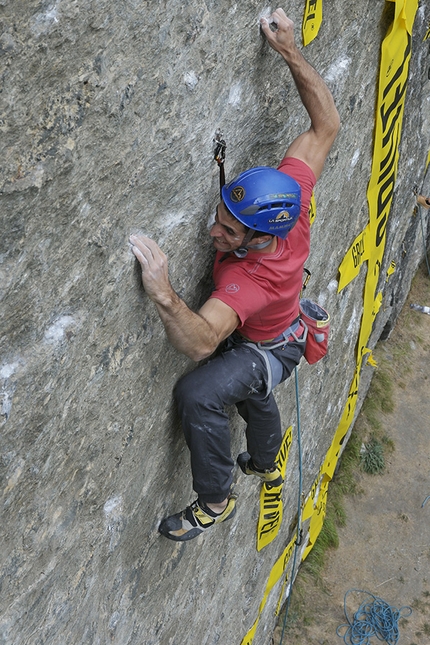 Climbing competition Valgrisenche, Valle d'Aosta - Marcello Bombardi  during the climbing competiton at Valgrisenche, Valle d'Aosta on 02/09/2018