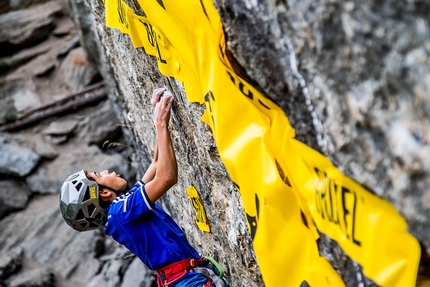 Climbing competition Valgrisenche, Valle d'Aosta - During the climbing competiton at Valgrisenche, Valle d'Aosta on 02/09/2018