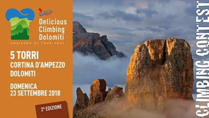 Cinque Torri and the Delicious Climbing Dolomiti contest 2018