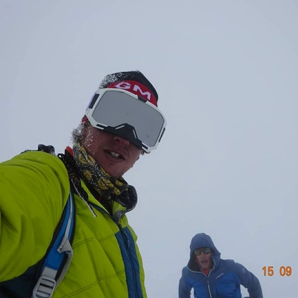 Huascaran Norte Peru, Tomas Franchini, Silvestro Franchini, Los Picos 6500 - Huascaran Norte Peru: Tomas Franchini and his brother Silvestro ascending the highest mountain in the country