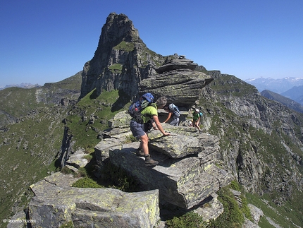 Via Alta Idra Ticino Svizzera - Via Alta Idra, il trekking in Ticino, Svizzera: Punta Cengia della Pecore