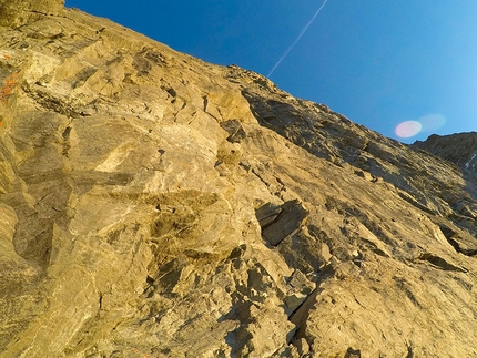 Matterhorn, François Cazzanelli - Matterhorn: making the first ascent of Diretta allo Scudo (François Cazzanelli, Roberto Ferraris, Francesco Ratti, Emrik Favre, Marco Farina)