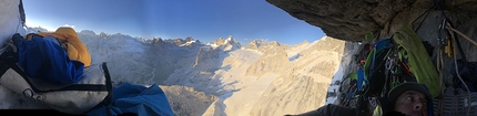 Kiris Peak, Karakorum, Pakistan, Maurizio Giordani, Massimo Faletti - Water World Kiris Peak: secondo bivacco