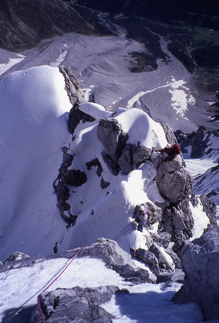 Ortles, Hintergrat, Hochjochgrat, Marltgrat, Rothbockgrat - Ortler: Rothbockgrat