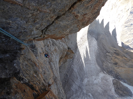 Chareze Ri North, Rangtik valley, India, Davide Limongi, Federico Martinelli, Enrico Mosetti, Federico Secchi, Luca Vallata - Chareze Ri North: climbing Jullay Temù, day 1