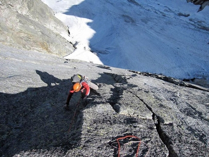 Nostradamus, Aiguille des Pélerins (Monte Bianco) - Sesto tiro