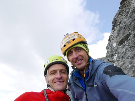 Wenden Matteo Della Bordella - Paolo Spreafico e Matteo Della Bordella su Polenta con farina degli altri, Reissend Nollen, Wenden, Svizzera