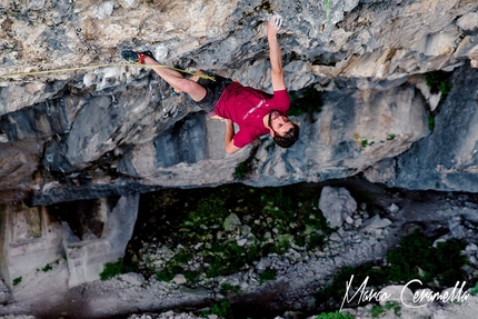 Massone Arco, Rocco Micheletto - A Massone, Arco, Rocco Micheletto ha salito il suo primo 9a, Thunder Ribes