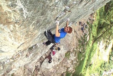 Gressoney, super ascents by Moroni, Ondra and Nolasco